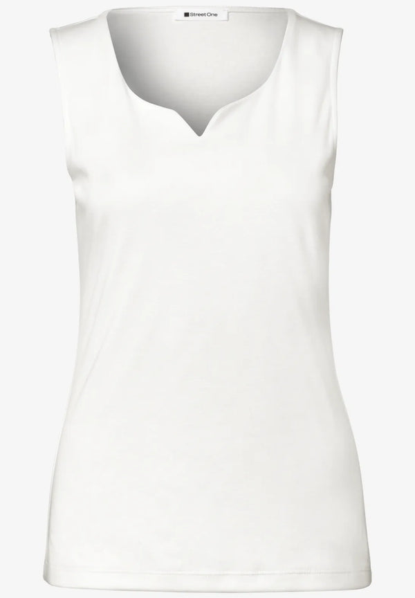 Street One Basic Top mit Herzausschnitt Style Gania 325462
