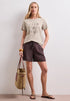 Street One T-Shirt mit Rundhals und Artwork Club di Italy - 325467