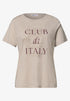 Street One T-Shirt mit Rundhals und Artwork Club di Italy - 325467