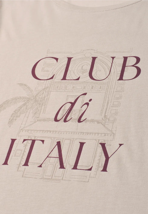 Street One T-Shirt mit Rundhals und Artwork Club di Italy - 325467