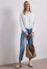 Street One Langarm Bluse mit Hemdkragen aus Twill