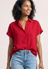 Street One Kurzarm Hemdbluse in Unifarbe
