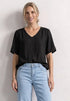 Street One LTD QR V-neck Blouse w overlap 346731