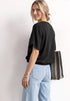 Street One LTD QR V-neck Blouse w overlap 346731