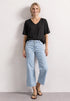 Street One LTD QR V-neck Blouse w overlap 346731