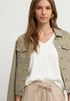 Street One LTD QR V-neck Blouse w overlap 346731