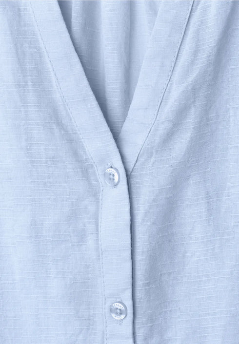 Street One Buttoned splitneck blouse 346743