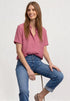 Street One - Buttoned Shirtcollar Blouse - 346822