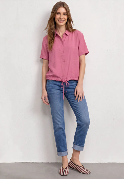 Street One - Buttoned Shirtcollar Blouse - 346822