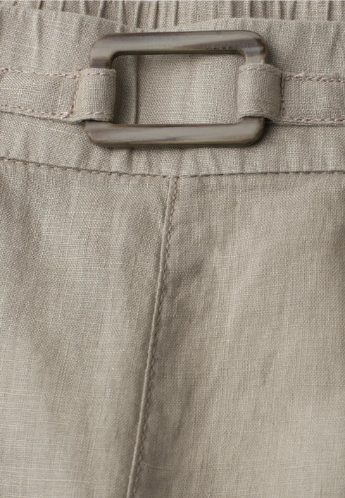 Street One Slim Leg Hose aus Leinen mit Schnalle Style Bonny