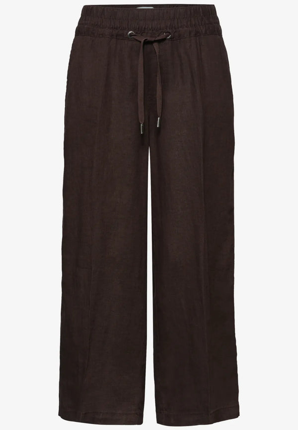 Street One Wide Leg Hose im Loose Fit aus Leinen