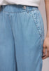 Street One High Waist Wide Leg Hose mit Knopfdetails - Länge 30