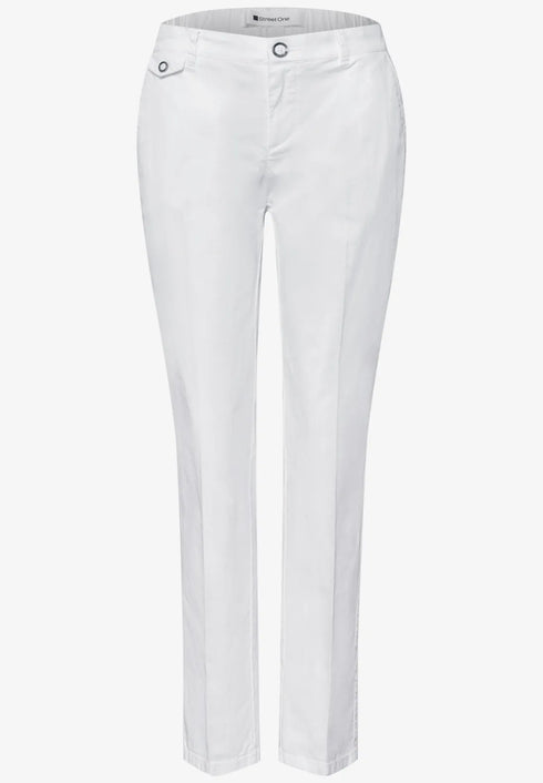 Street One Chino im Casual Fit in softer Qualität - Länge 30