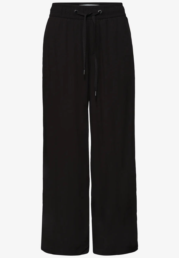 Street One High Waist Wide Leg Hose Loose Fit Style Emee - Länge 26