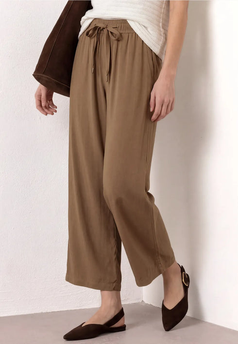 Street One High Waist Wide Leg Hose Loose Fit Style Emee - Länge 26