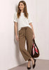 Street One High Waist Wide Leg Hose Loose Fit Style Emee - Länge 26