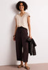 Street One High Waist Wide Leg Hose Loose Fit Style Emee - Länge 26