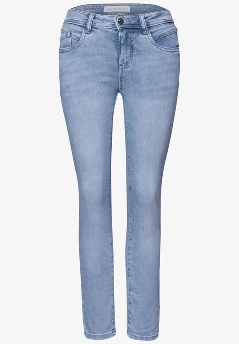 Street One Mid Waist Slim Leg Jeans Slim Fit Style York - Länge 28