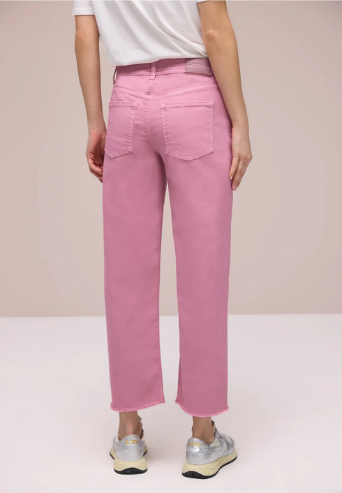 Street One Straight Leg Jeans mit Saumdetail Style Amalia - Länge 28