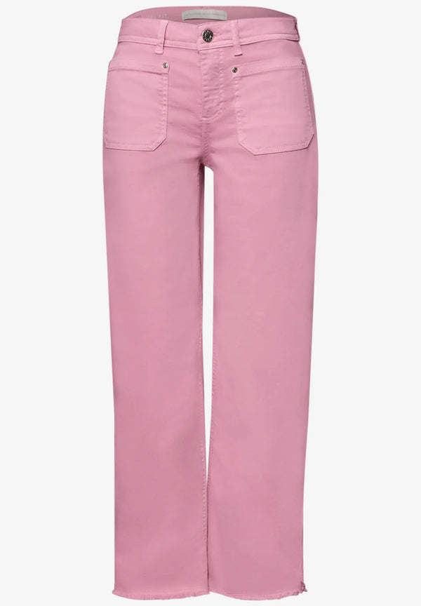 Street One Straight Leg Jeans mit Saumdetail Style Amalia - Länge 28