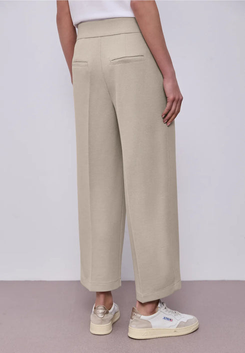 Street One High Waist Wide Leg Hose im Casual Fit - Länge 26