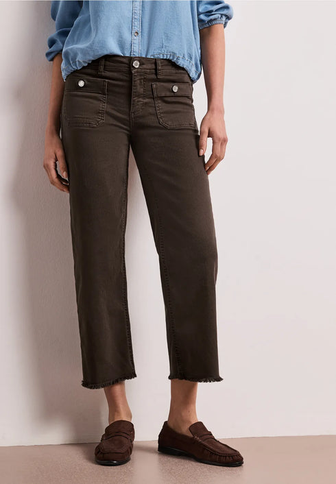 Street One Mid Waist Straight Leg Jeans Casual Fit Style Amalia - Länge 28