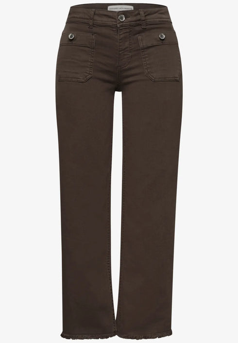Street One Mid Waist Straight Leg Jeans Casual Fit Style Amalia - Länge 28