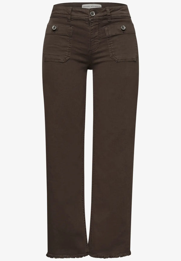 Street One Mid Waist Straight Leg Jeans Casual Fit Style Amalia - Länge 28