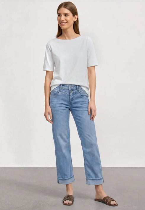 Street One - Straight Leg Jeans im Casual Fit - Länge 28 - Style Amalia - 380875
