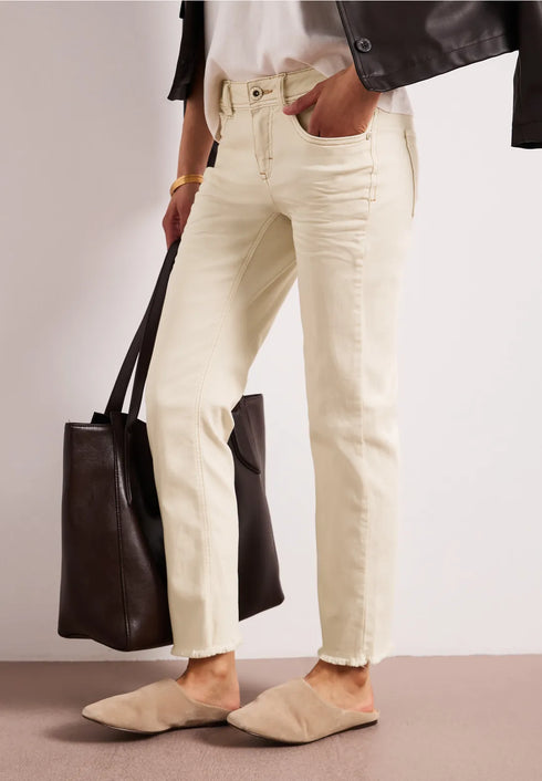 Street One Straight Leg Jeans mit offenem Saum Style Tilly - Länge 30