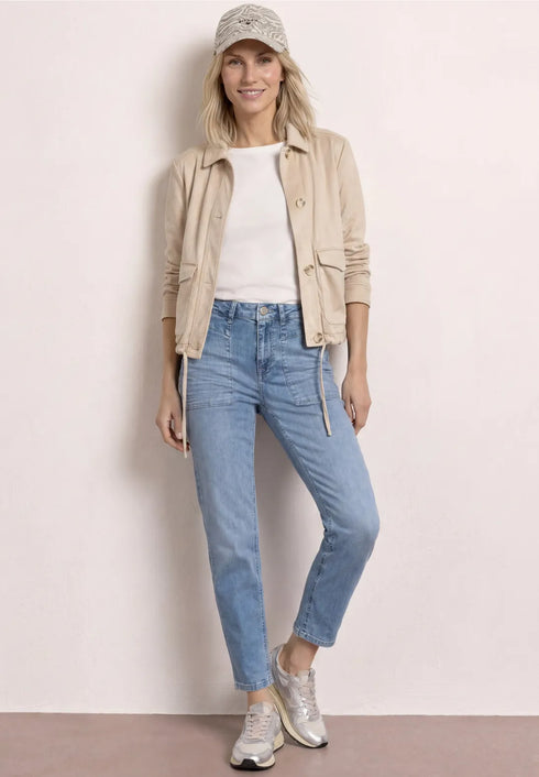 Street One Barrel Leg Jeans im Loose Fit Style Karlie - Länge 28