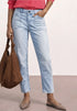 Street One Mid Waist Jeans im Chino-Look - Länge 28
