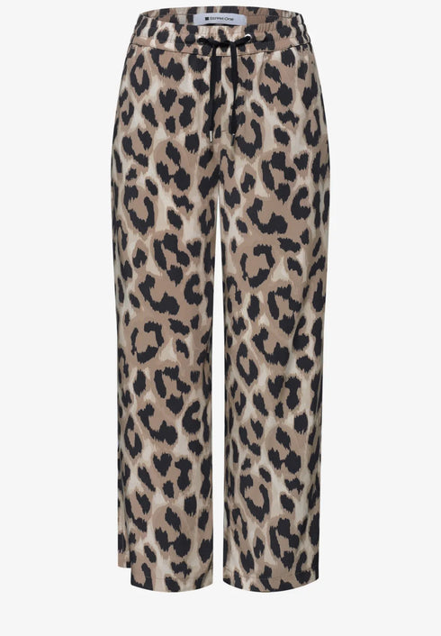 Street One Wide Leg Hose im Loose Fit mit Print - Style Emee 380975