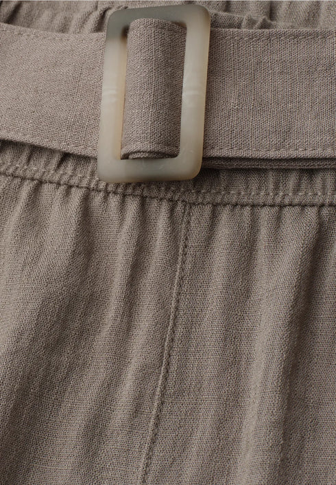 Street One Wide Leg Hose mit Gürtel Casual Fit - Länge 30