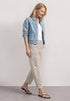 Street One - High Waist Barrel Leg Hose im Casual Fit - Länge 28 - Style Karlie - 381352
