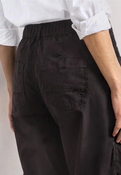 Street One - High Waist Barrel Leg Hose im Casual Fit - Länge 28 - Style Karlie - 381352