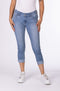 Blue Monkey 7Charlotte 31010X Denim 7/8 Skinny turn-up