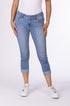 Blue Monkey 7Charlotte 31010X Denim 7/8 Skinny turn-up