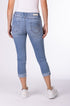 Blue Monkey 7Charlotte 31010X Denim 7/8 Skinny turn-up