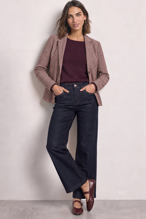 Street One - LTD QR Check Blazer - 213163