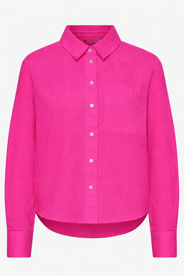 Street One Langarm Bluse mit Hemdkragen aus Twill
