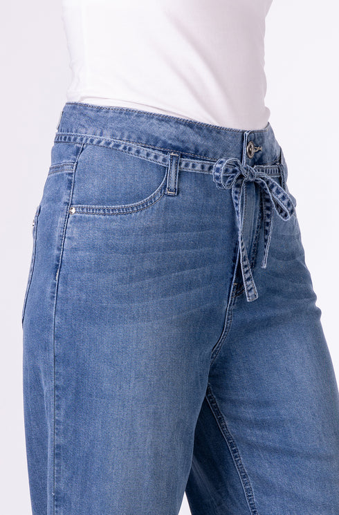 Blue Monkey 57Isa 31020X Denim Tailored Ballon Fit belt - Länge 27