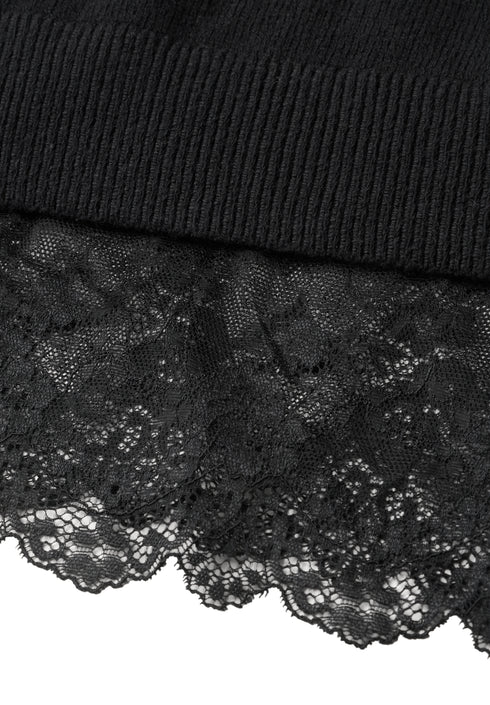 Street One - LTD QR round neck with lace - 304165