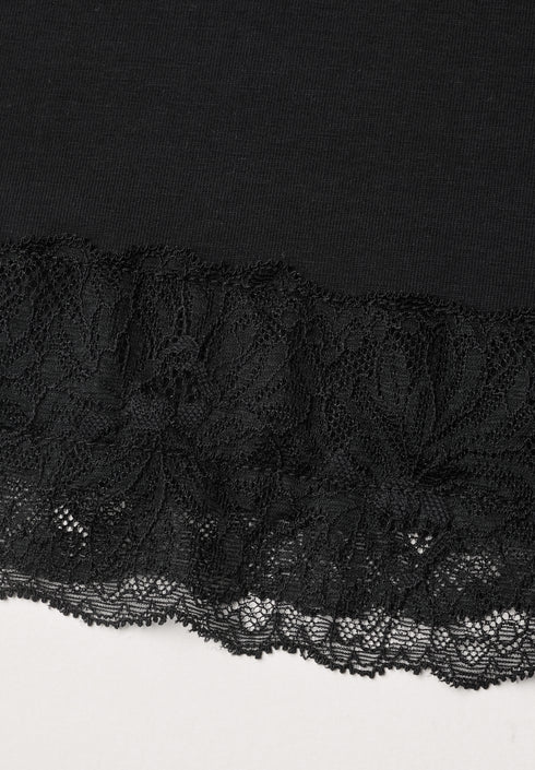 Street One - LTD QR basic shirt with lace cuff - 326162