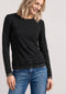 Street One - LTD QR basic shirt with lace cuff - 326162