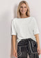 Street One - Basic Shirt mit Boat Neck und Elastikbund - 325585