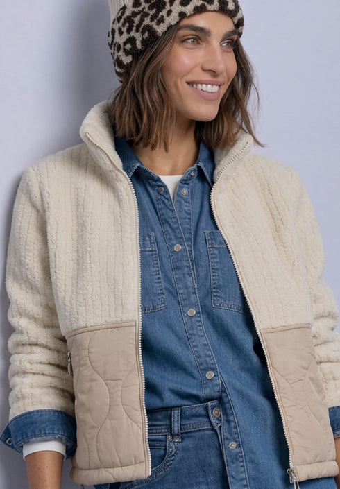 Street One - LTD QR Mat Mix Teddy Jacket - 202251