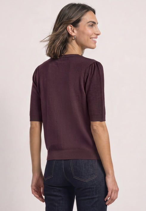 Street One - LTD QR short sleeve cardigan - 254189
