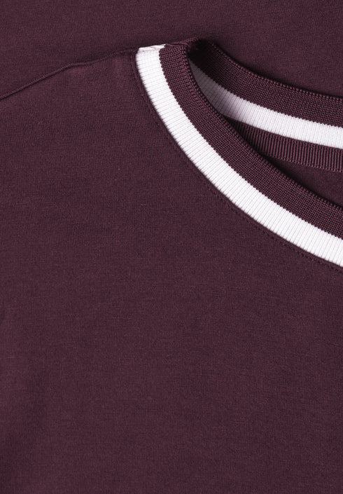 Street One - LTD QR shirt with stripes - 325699