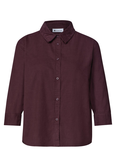 Street One - LTD QR Corduroy Mix shirtcollar - 346862